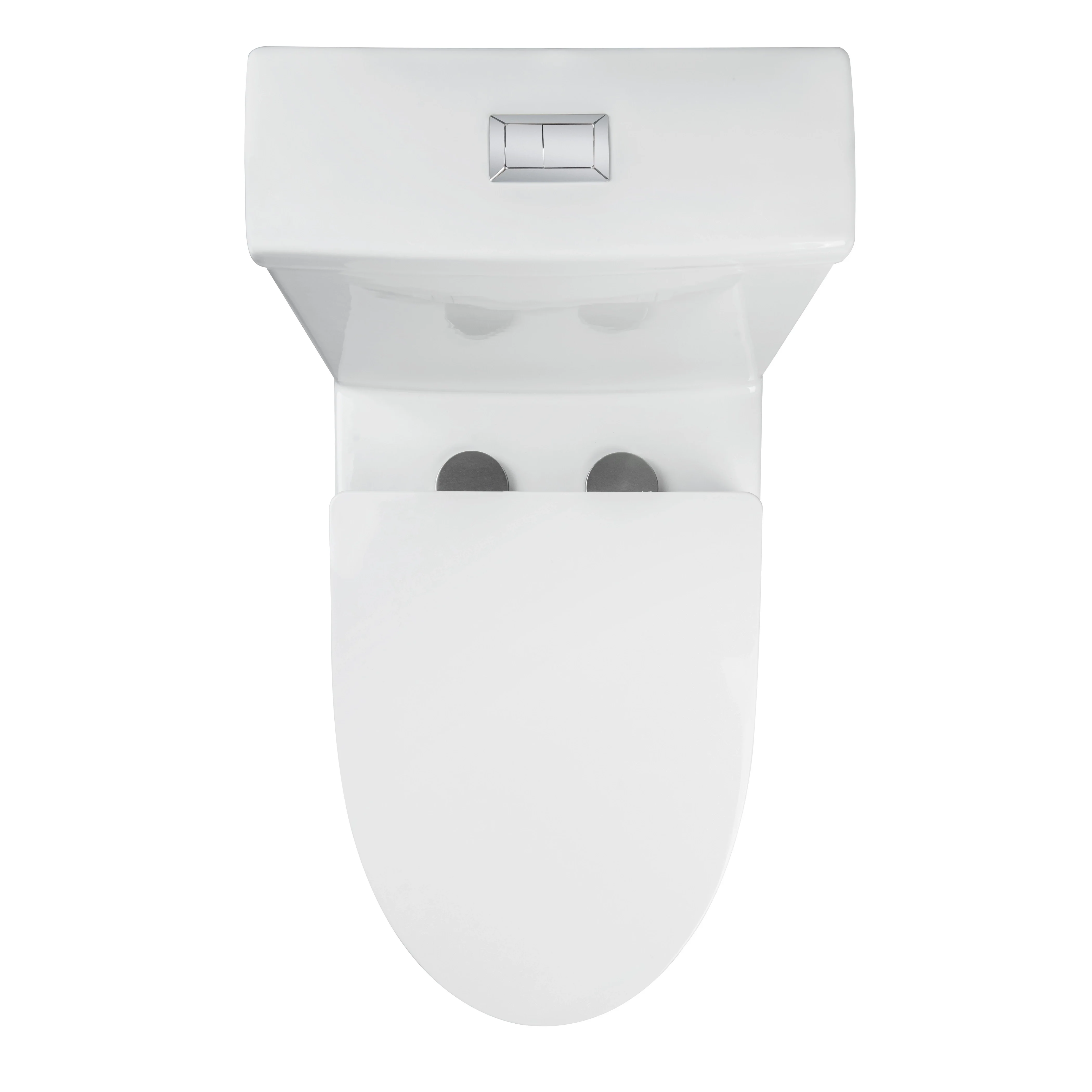 CASTA DIVA CD-T001 – One-Piece Elongated Toilet with Dual Flush 0.9/1.28 GPF, 12'' Rough-in, White - Image 9