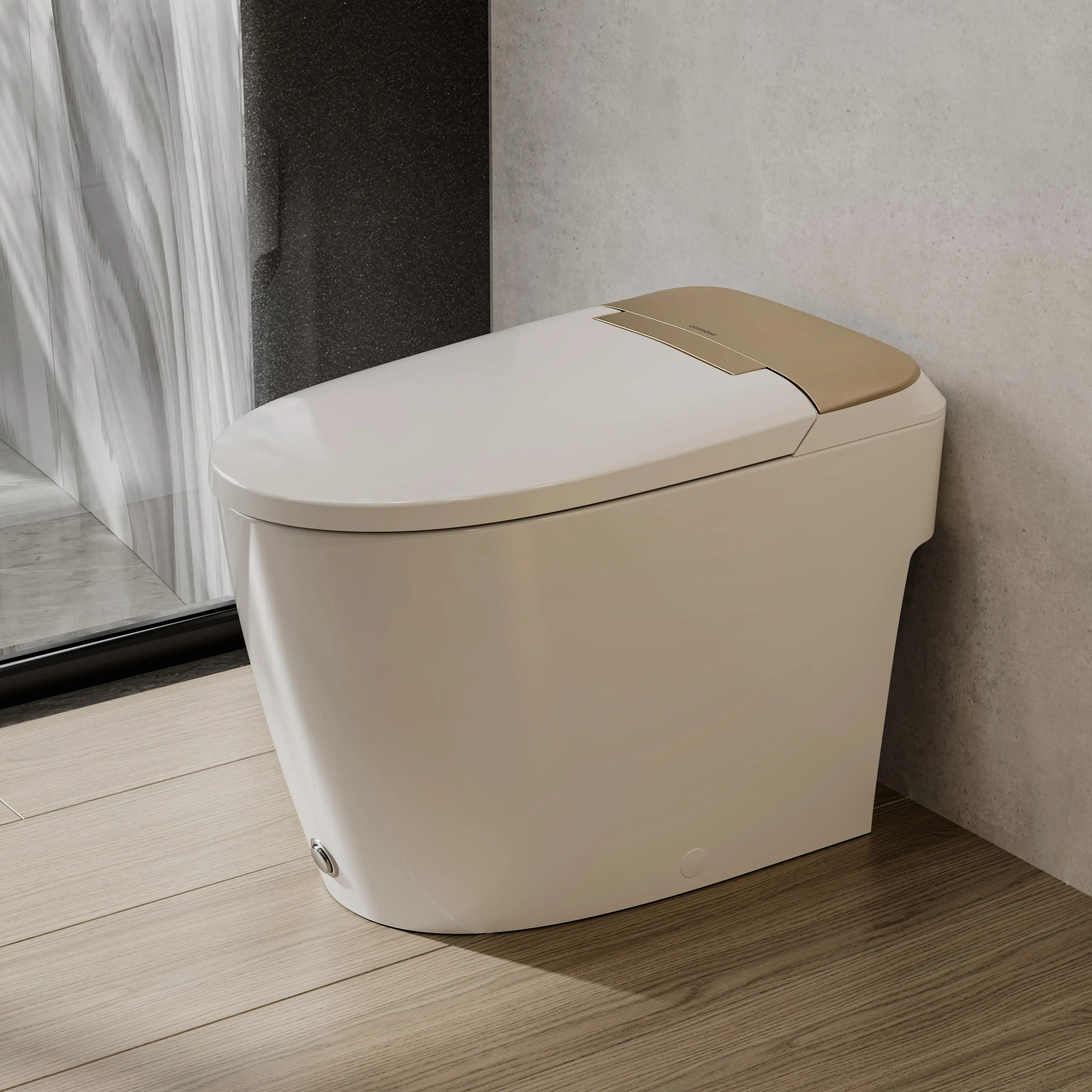 CASTA DIVA CD-W10V – Non-Electric Bidet Toilet with Air-Assisted Flush & Self-Cleaning Nozzles - Image 10
